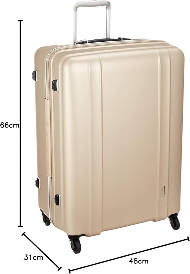 Amazon | [シフレ] ジッパーハードスーツケース 超軽量 ゼログラ